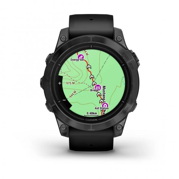 Garmin - Epix Pro (gen2) - Orologio Collegato Ad Alte Prestazioni - 47mm - Acciaio, Grigio Con Braccialetto Nero - Image 4