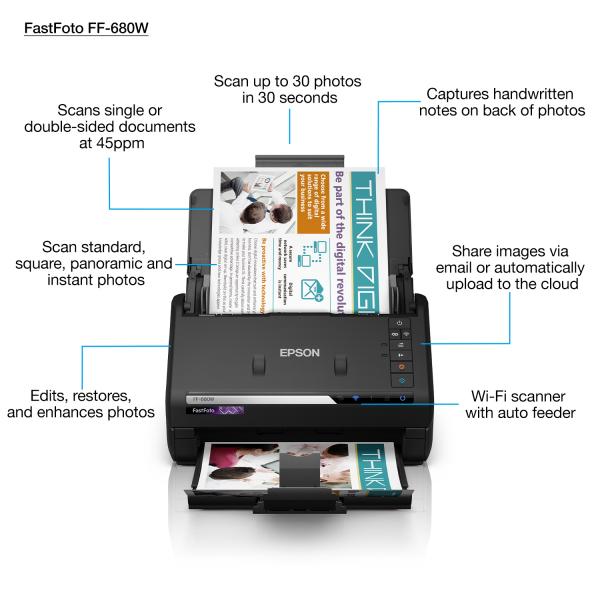 Scanner Epson Fastfoto FF-680w 600 X - Image 4