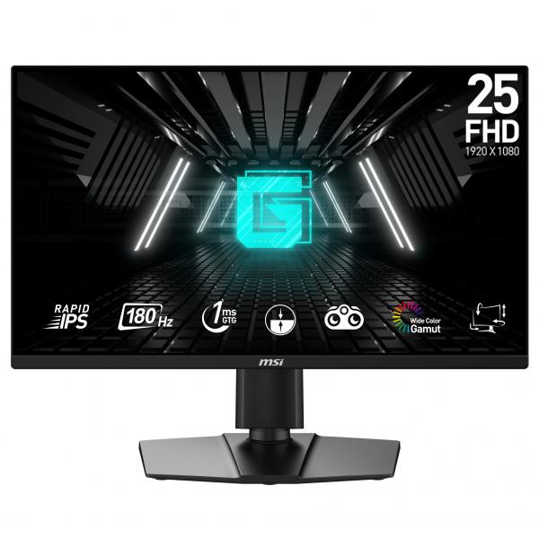 Schermo Per Pc Gamer - Msi - 25'' - Fhd - 180hz - Pannello Rapid Ips - 1ms - G255pf e2