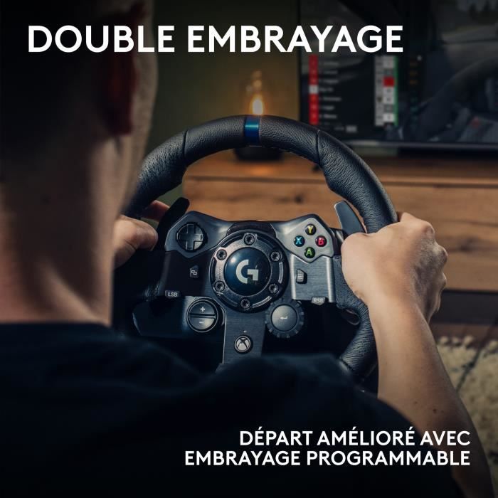 Logitech G - Volante G923 Compatibile Con Xbox Series X - Xbox One E pc - Image 5