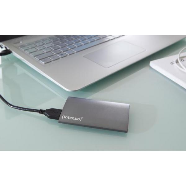 Disco Rigido Ssd Esterno - Intenso - Premium - 2 Tb - Grigio - Image 3