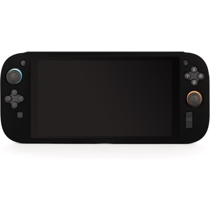 Custodia Protettiva Per Console - Konix - Nintendo Switch 2 - Silicone - Antiscivolo - Antiurto - Antigraffio - Antipolvere - Nero