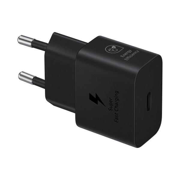Caricabatteria Da Rete Samsung Fast 25w Usb C Senza Cavo Nero