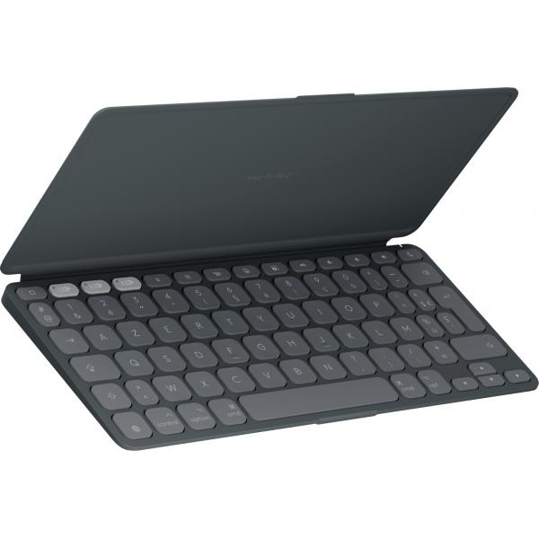 Tastiera Portatile - Wireless - Logitech - KeyS-TO-Go 2 - Per Ipad - Azerty - Grafite