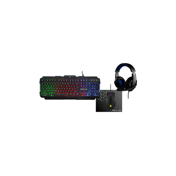 The G-Lab Gaming Argon Combo Calibre + Mouse E Moquette + Cuffia - Keyz 120 Fr, Kult 130, Korp 150, Pad - it