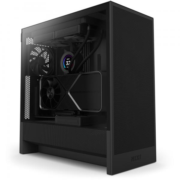 Case MiD-Tower Atx Compatto - Nzxt - CC-H52fB-01 - H5 Flow - Nero