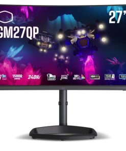 "monitor Da Gioco Curvo - Cooler Master - 27"" - Qhd - 240hz - Pannello Va - 1 Ms - Altezza Regolabile - Gm27qp"