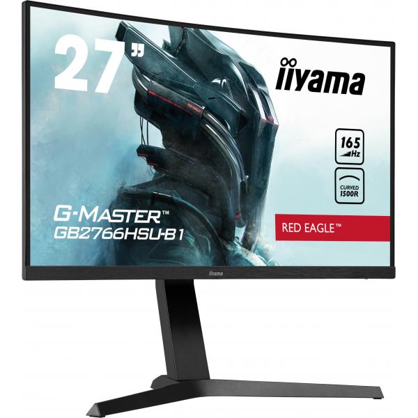 Schermata Pc Da Gioco Curvo - Iiyama Gb2766hsu -B1 - G -Master - 27 Fhd - Dal Triste - 1 Ms - 165hz - Hdmi 2.0 / Displayport - Freesync
