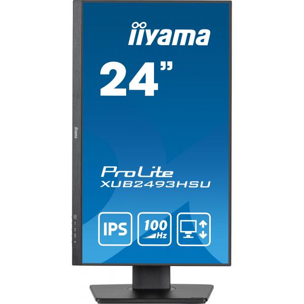 "monitor Pc - Iiyama - 23,8"" - Full Hd - 100hz - Pannello Ips - 1ms - Supporto Regolabile + Perno - Prolite Xub2493hsU-B7" - Image 4