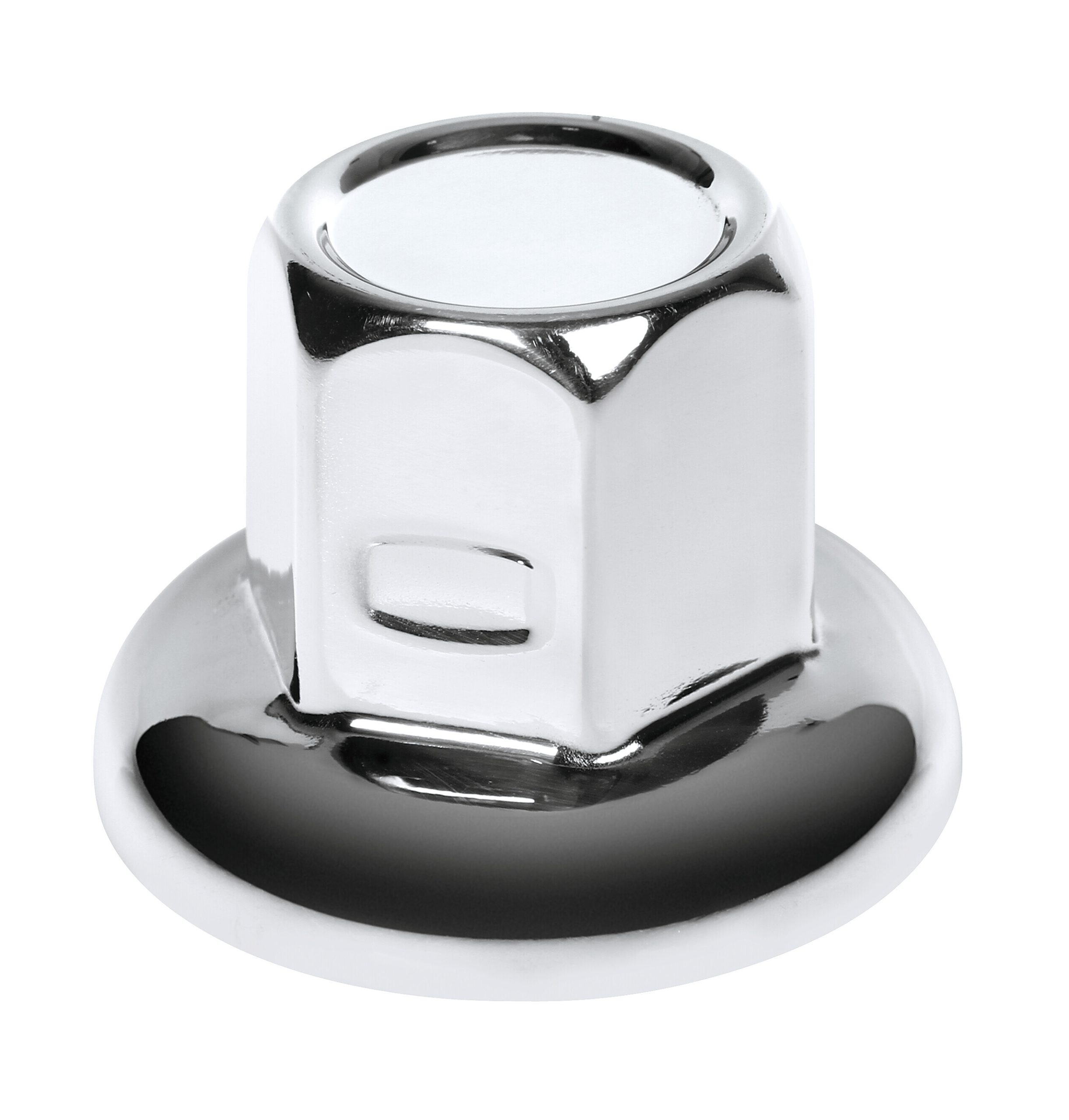 American, Set 500 Copribulloni Testa Piatta In Acciaio Inox - Ø 33 Mm - Cromo