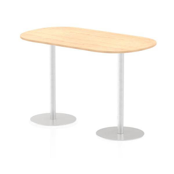 Dynamic Italia Boardroom Table (dynamic Italia 1800mm Poseur Boardroom Table Maple Top 1145mm High Leg Itl0187 Dd)