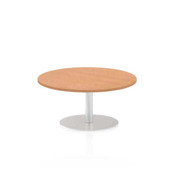 Dynamic Italia Round Poseur Table (dynamic Italia 1000mm Poseur Round Table Oak Top 475mm High Leg Itl0140 Dd)