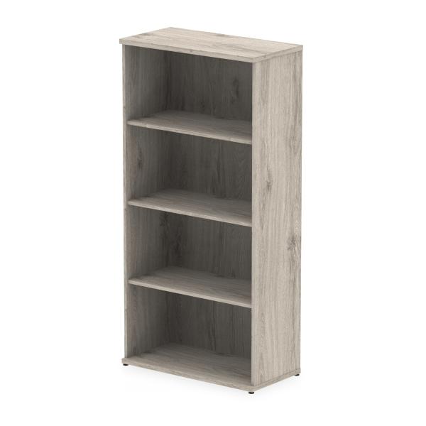 Dynamic I003229 Libreria Ufficio (impulse 1600mm Bookcase Grey Oak I003229 Dd)