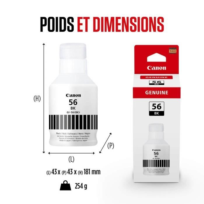 Bottiglia Di Inchiostro - Canon - Gi -56bk - Black - Maxify Gx Compatibility - (4412c001) - Image 5