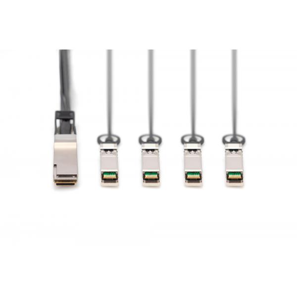 Cavo Digitus Da 40g Qsfp+ A 4xsfp+ Con Collegamento Diretto Da 5 M - Image 3