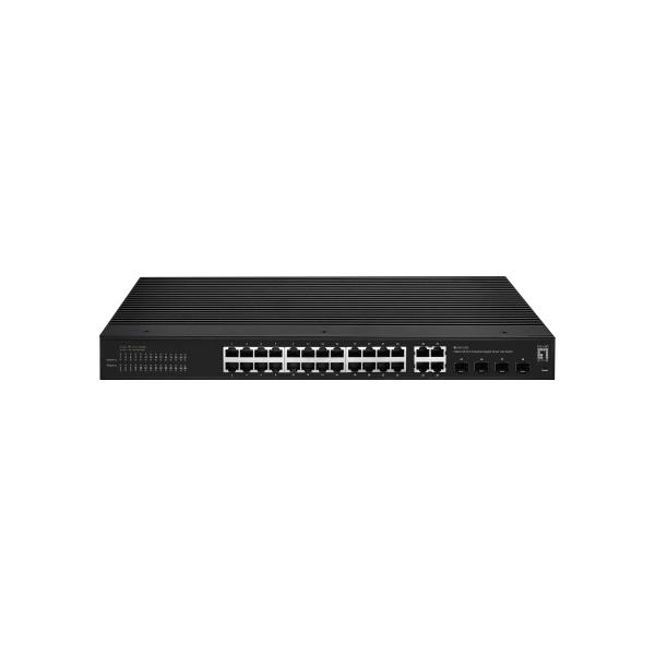 Levelone Switch 28x Ge IgS-2128   4xsfp, 24xrj45 Ports    sw