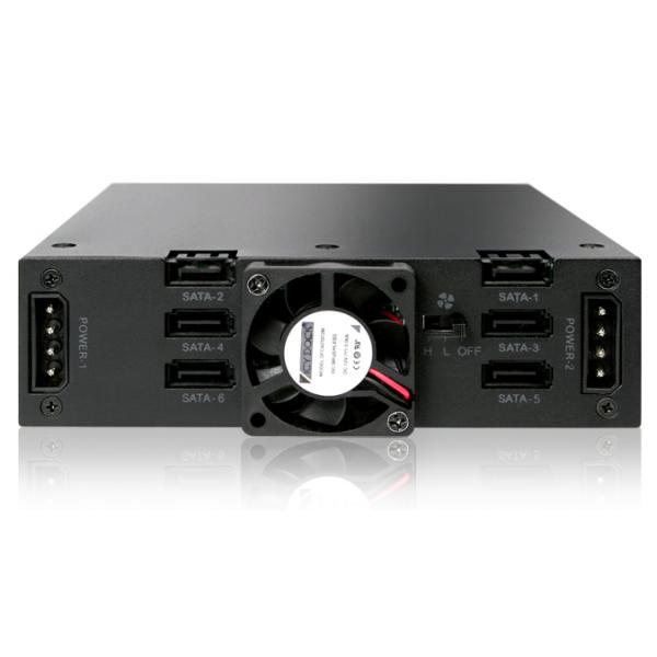 Icydock Backplane 6x2,5" Hdd/ssd Bk § Wechselrahmen - Image 3