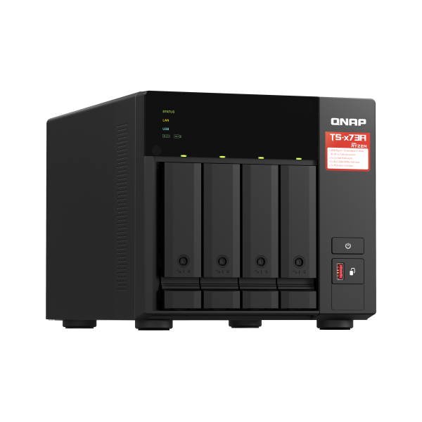 Qnap TS-473a - NaS-Server - 4 Schächte - Sata 6gb/s - Ram 8 Gb - 2.5 Gigabit Ethernet - Image 3