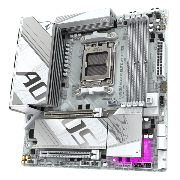 Gigabyte B850m Aorus Elite Wifi6e Ice Matx Sam5 - Image 4