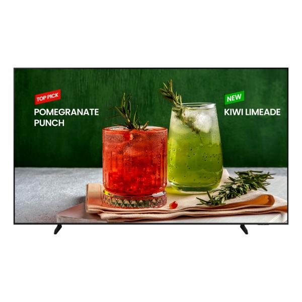 Samsung Be98D-H Pannello Piatto Per Segnaletica Digitale 2,49 M [98] Led WI-Fi 4k Ultra Hd Nero Processore Integrato Tizen 16/7 (samsung Be98D-H - 98