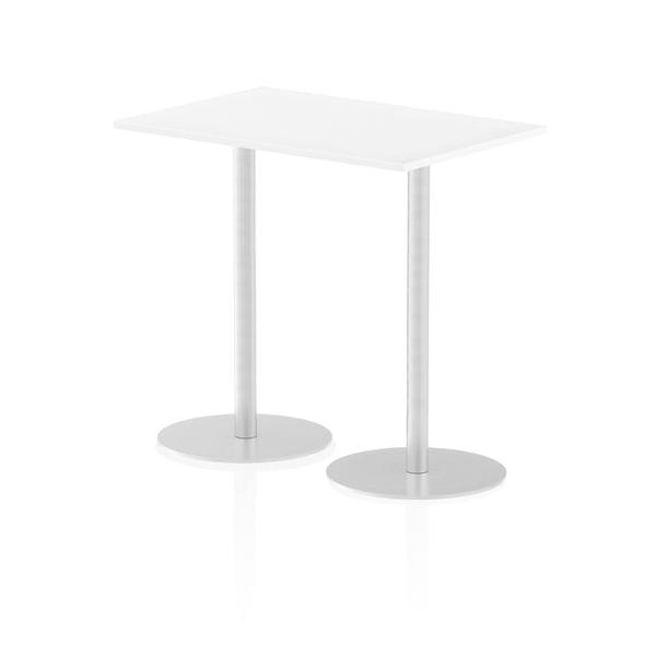 Dynamic Italia Rectangular Poseur Table (dynamic Italia 1200 X 800mm Poseur Rectangular Table White Top 1145mm High Leg Itl0258 Dd)