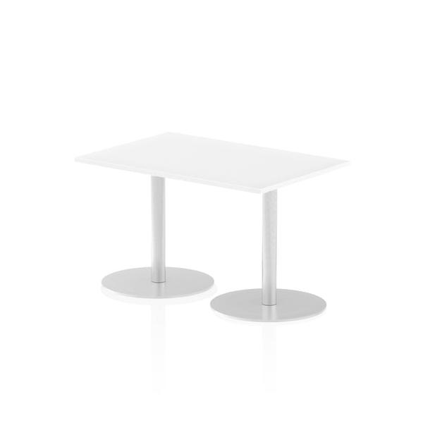 Dynamic Italia Rectangular Poseur Table (dynamic Italia 1200 X 800mm Poseur Rectangular Table White Top 725mm High Leg Itl0252 Dd)