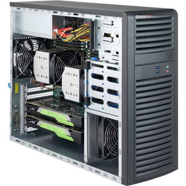 Supermicro Gehäuse Superchassis CsE-732d3-1k26b Black