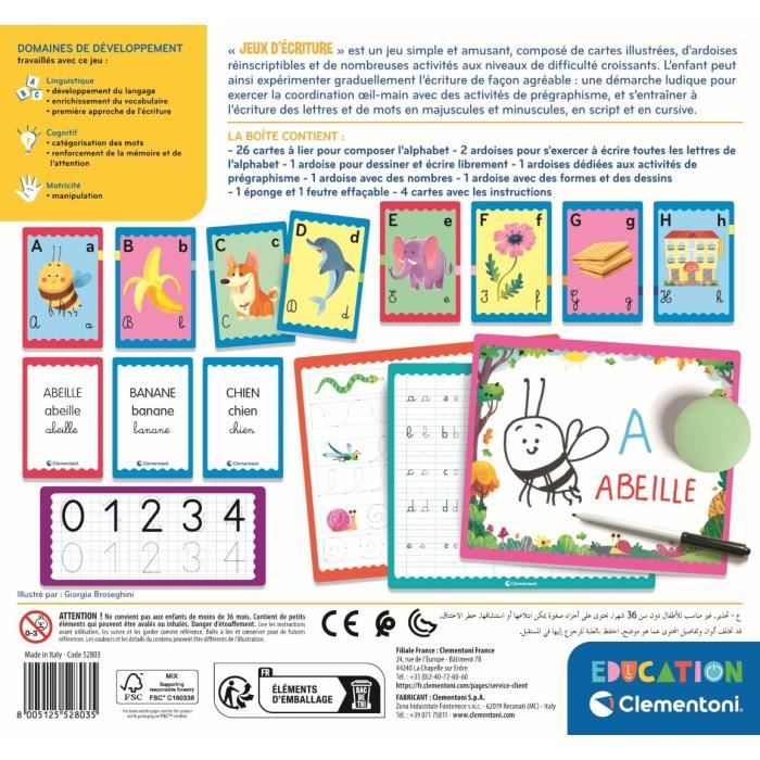 Clementoni - Scatola Dei Giochi Di Scrittura - 23 Attività - Dai 4 Anni In su - Image 4