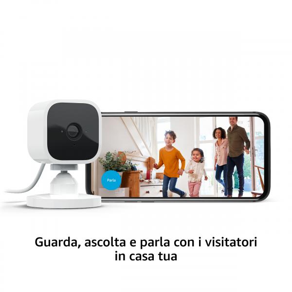 Blink Home Security Sistema Mini Telecamera 1-Cam - Bianco - Image 3