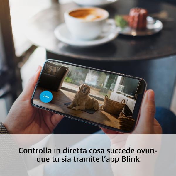 Blink Home Security Sistema Mini Telecamera 1-Cam - Bianco - Image 4