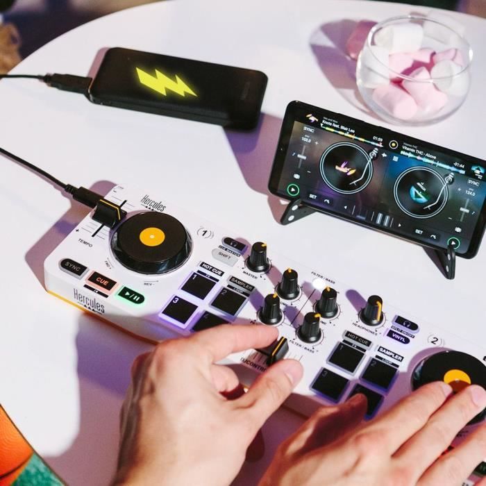 Hercules Djcontrol Mix - Controller Dj Wireless Bluetooth Per Smartphone (ios E Android) - Image 5