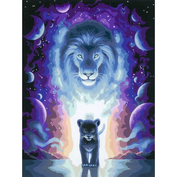 Creart Large Formato 30x40 Cm - Lion / Jojoesart Edition -4005556235162 - Ravensburger