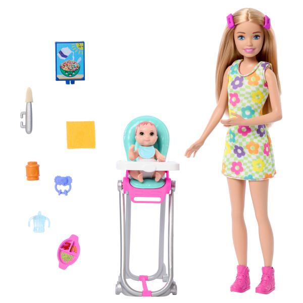 Porta Pasto Babysitter - Barbie - Htk35
