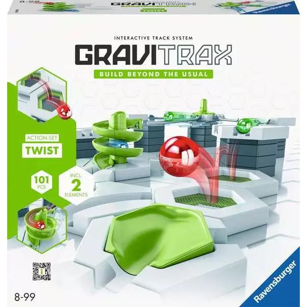 Gravitrax Starter Set Twist 101 Pezzi, Circuito Di Biglie, Gioco Di Costruzioni Creative, 8 Anni, 22576, Ravensburger