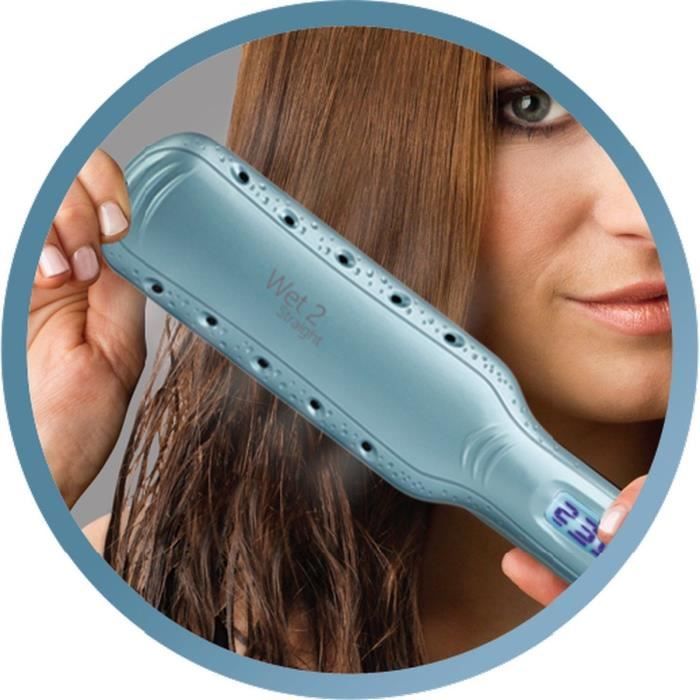 Remington S7350 Piastra Per Capelli, Piastra Per Capelli Professionale Wet2straight, Piastre Flottanti In Ceramica Avanzate, Trattamento AntI-Crespo - Image 5