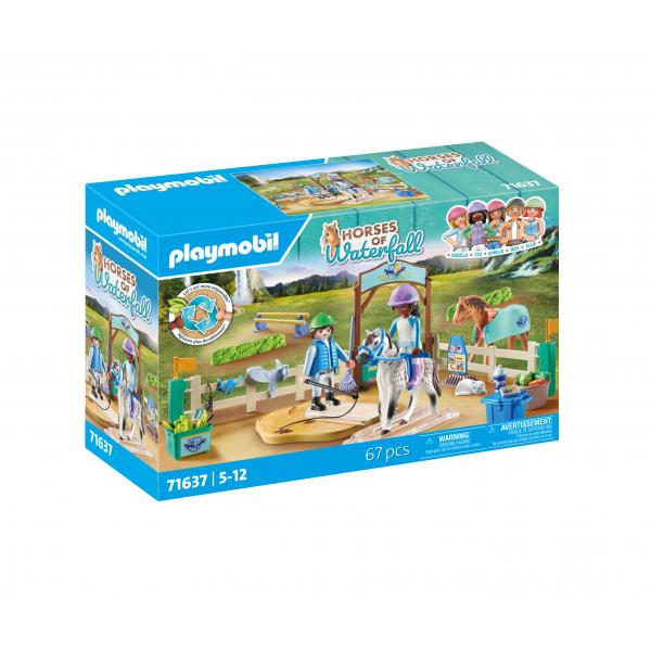 Playmobil 71637 Maneggio Dei Cavalli Della Cascata, 67 Pezzi, Dai 5 Anni In su
