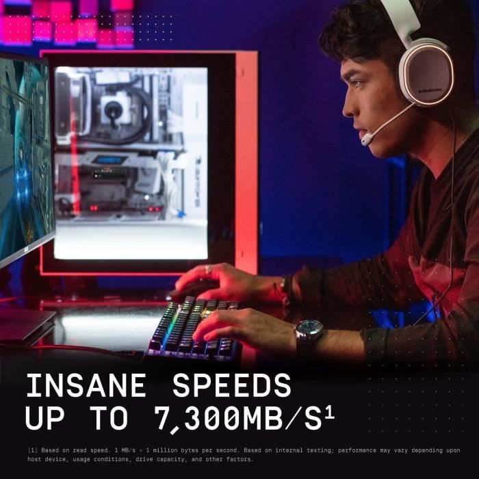 Disco Rigido Digitale Occidentale Sn850x - Nvme Ssd - 2 Tb Interno - M2 Formato Con Raidator - Nero - Image 3