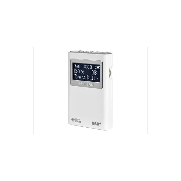 Sangean Pocket 390 Portatile Bianco (sangean DpR-39 Radio B?rbar Hvid)