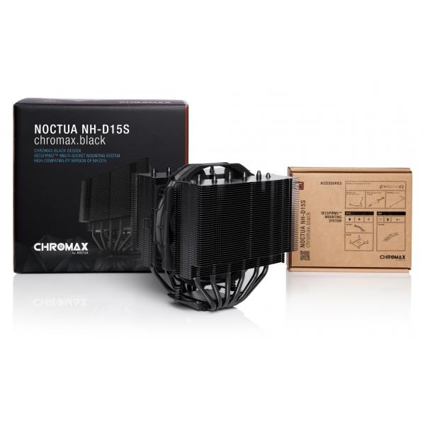 Noctua NH-D15s Ch.bk Sistema Di Raffreddamento Per Computer Processore Refrigeratore 14 Cm Nero, Cromo (noctua NH-D15s Chromax Black Cpu Cooler - 140 - Image 4