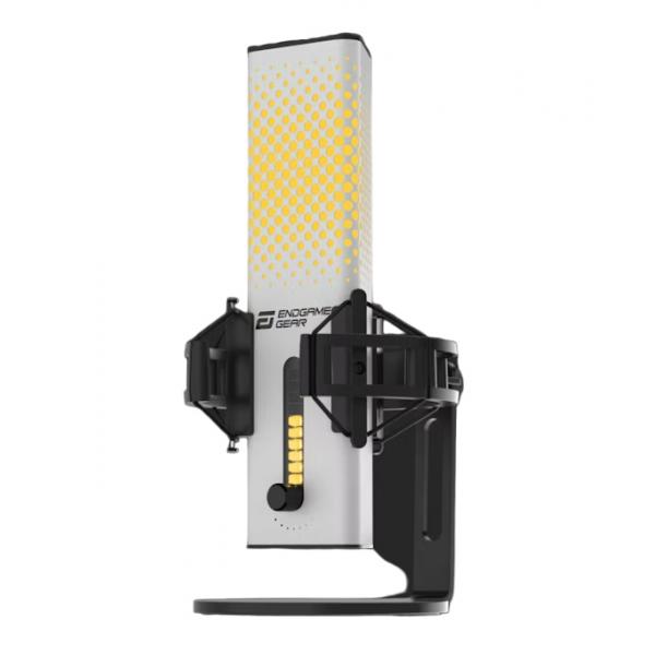 Endgame Gear Xstrm Nero, Bianco Microfono Per Pc (endgame Gear Xstrm Rgb Usb Microphone With Shock Mount And Pop Filter - White [e)