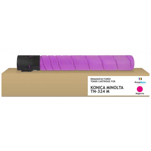 Printmate K40026f6 Cartuccia Toner 1 Pz Compatibile Magenta (tN-324m Reman Bizhub C258/c308/c368)