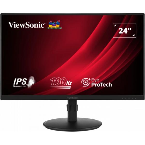 Viewsonic Display Vg2408a Monitor Pc 61 Cm [24] 1920 X 1080 Pixel Full Hd Led Nero (vg2408a 24in Fhd Superclear Ips - Vga/hdmi/dipsplayport 5yr Warr)