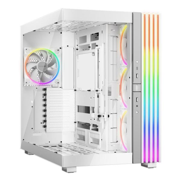 Be Quiet! Light Base 900 Fx Argb Gaming Case W/ Glass Front & Side, E-Atx, Invertible, 4x Argb Fans, 3m Argb Strip & Controller, UsB-C, Asus Btf Comp