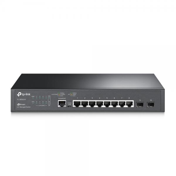 TP-Link Jetstream? 8-Port Gigabit L2+ Managed Switch With 2 Sfp Slots