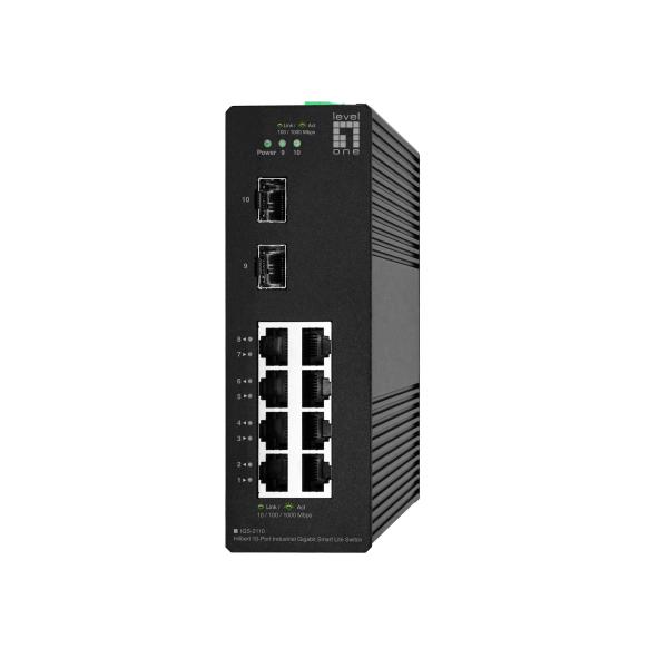 Levelone Switch 10x Ge IgS-2110   2xsfp, 8xrj45 Ports     sw