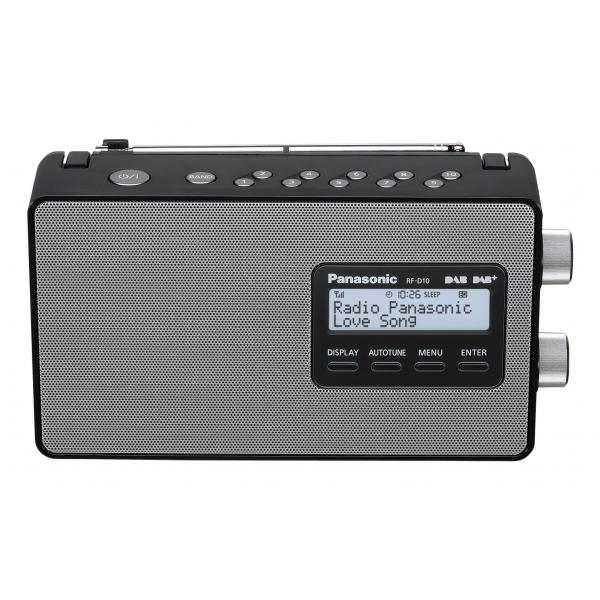 Panasonic RF-D10eG-K Dab+ Digitalradio, Schwarz