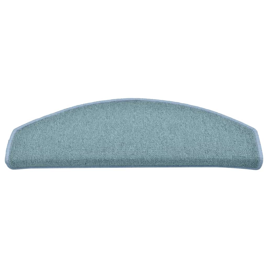 Tappetini Per Scale 30 Pz 65x24x4 Cm Blu Mare Semicircolari Grandi - Image 3