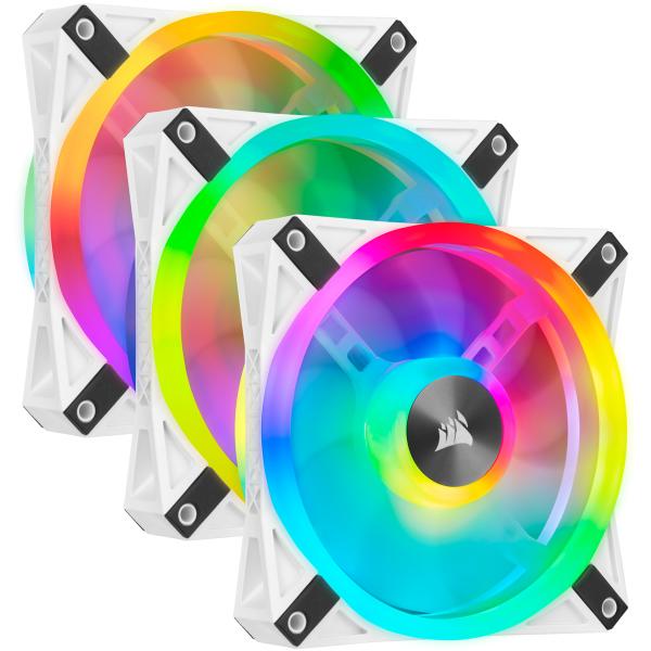 Corsair Ql120 Rgb Triple Pack 120mm White
