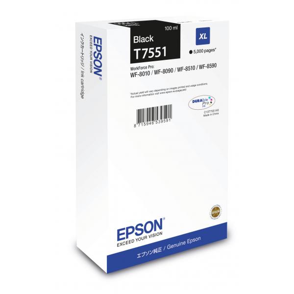 Epson T7551 Größe Xl Schwarz Tintenpatrone