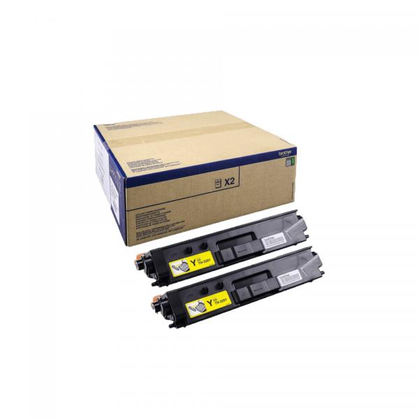 Brother Tn329y 2er Pack Gelb Tonerpatrone